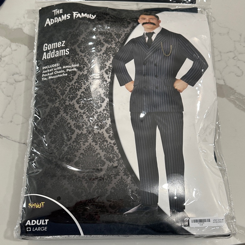 Spirit Black Pinstripe Men's Jacket & Coat